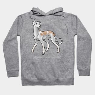 Dog - Saluki - Smooth Coated Red Parti Hoodie